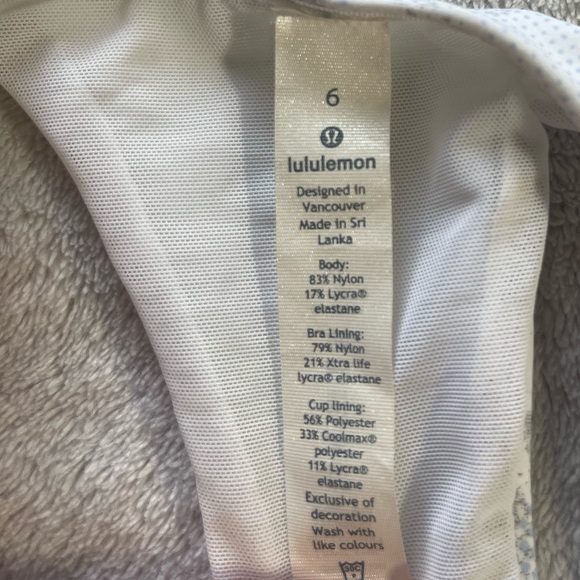 LULULEMON BREAK FREE TANK, size 6. Worn once - Picture 5 of 6